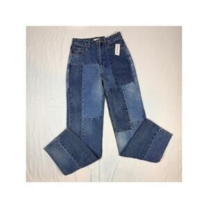 Pacsun Patchwork 90's Boyfriend Jeans BNWT Sz 26